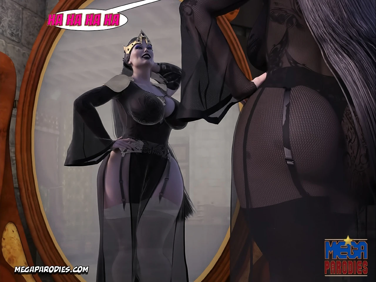 Snow White porn comic picture 6