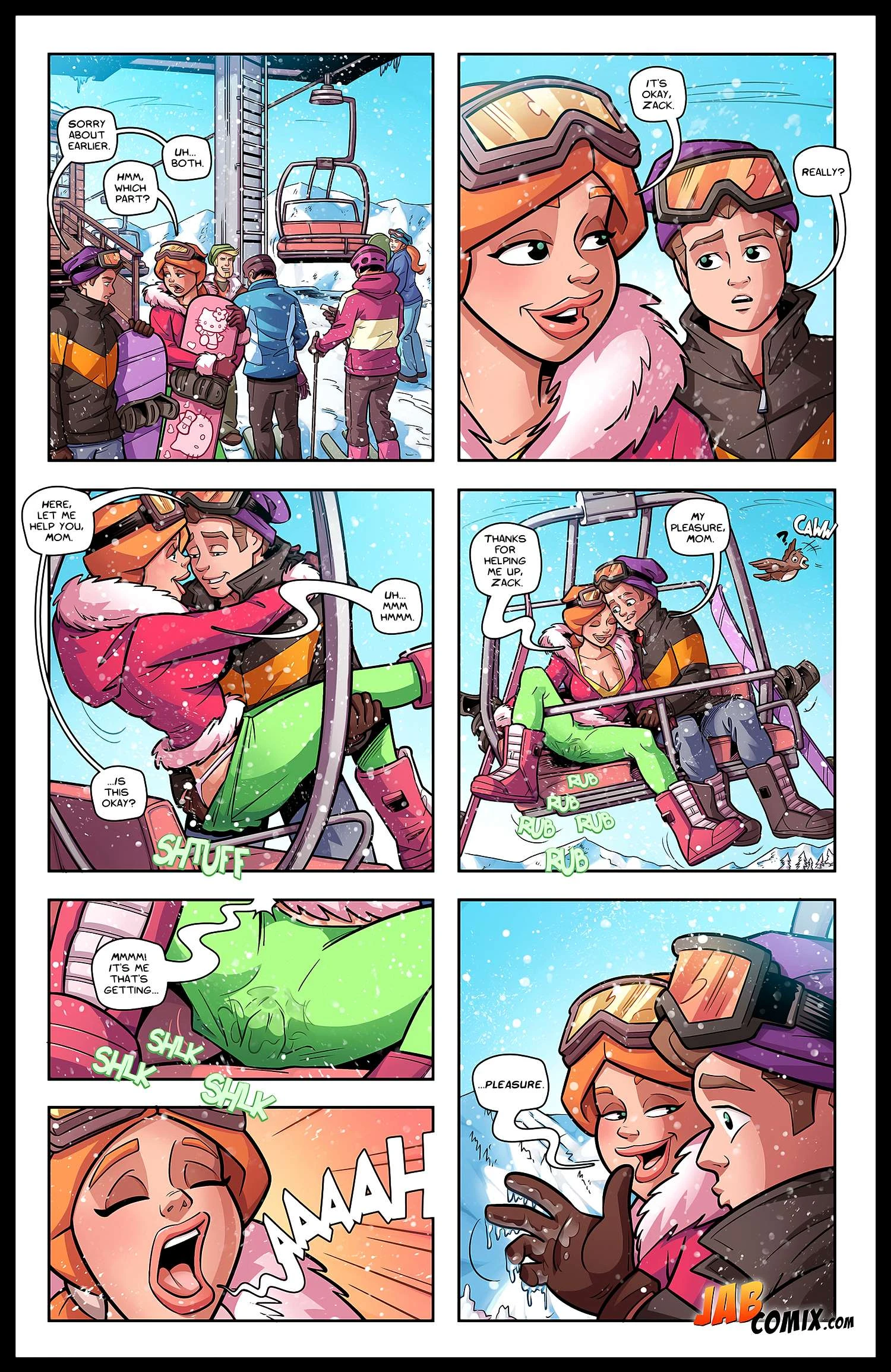 Snowed In porn comic picture 11