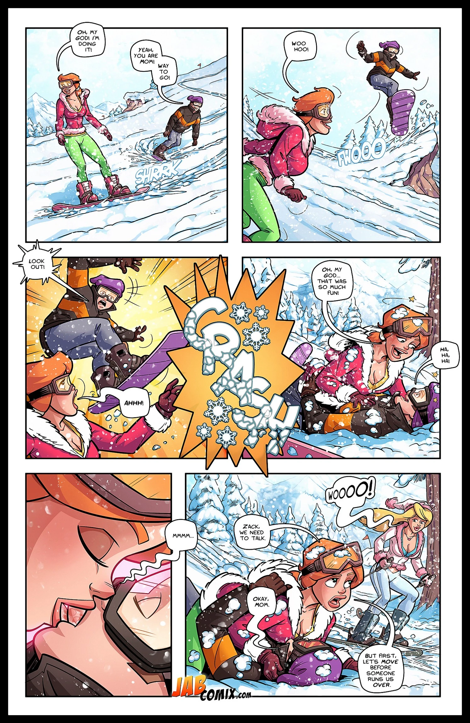 Snowed In porn comic picture 14