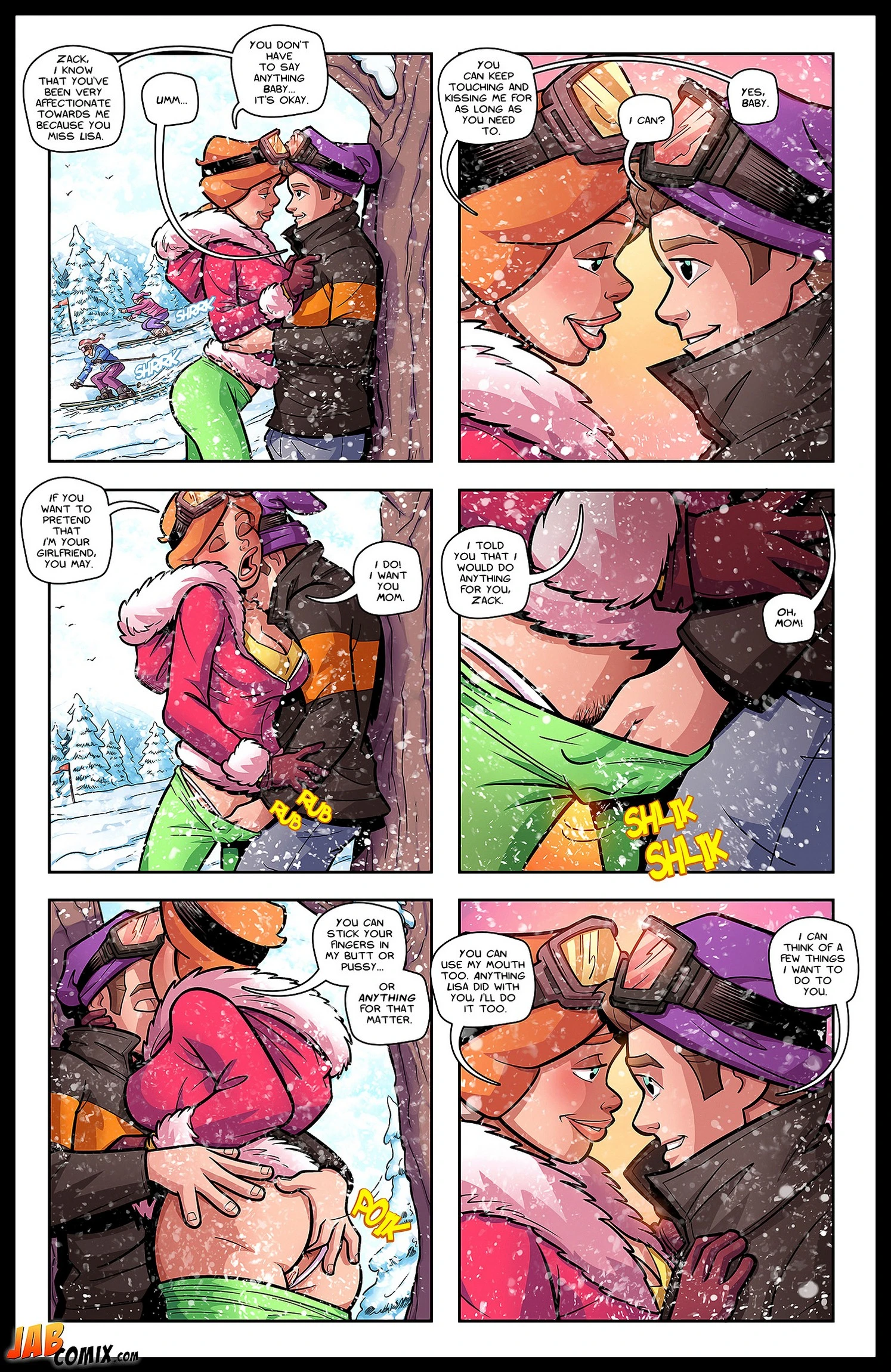 Snowed In porn comic picture 15
