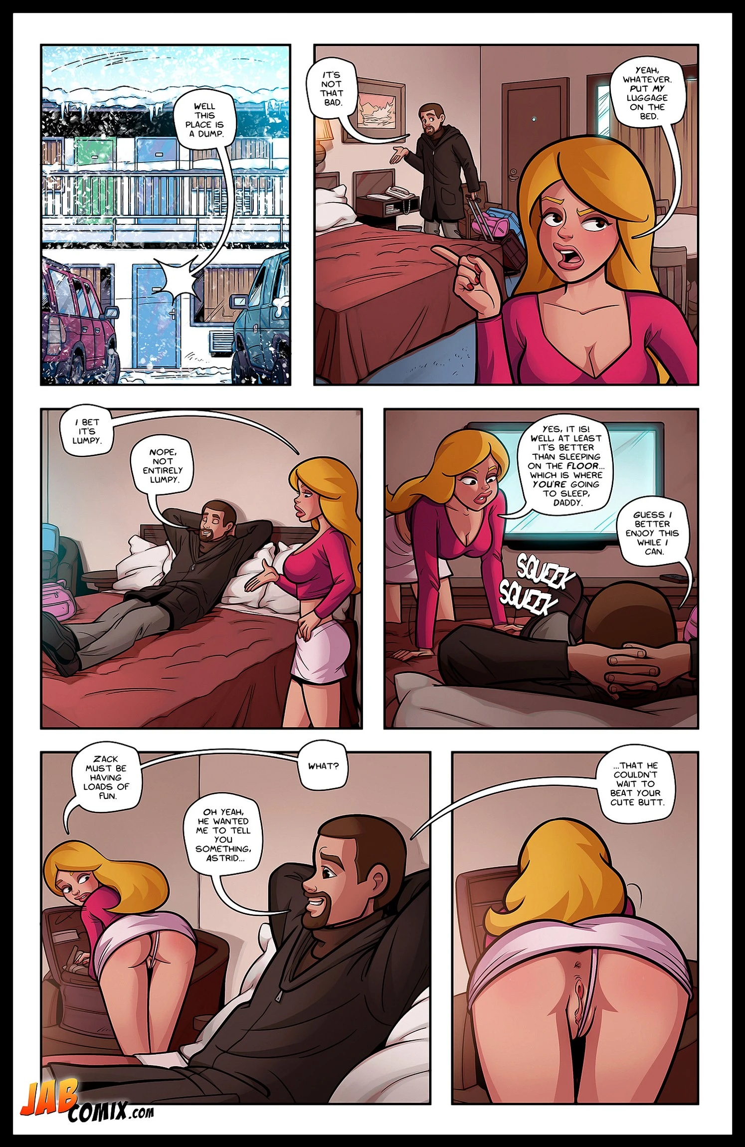 Snowed In porn comic picture 17