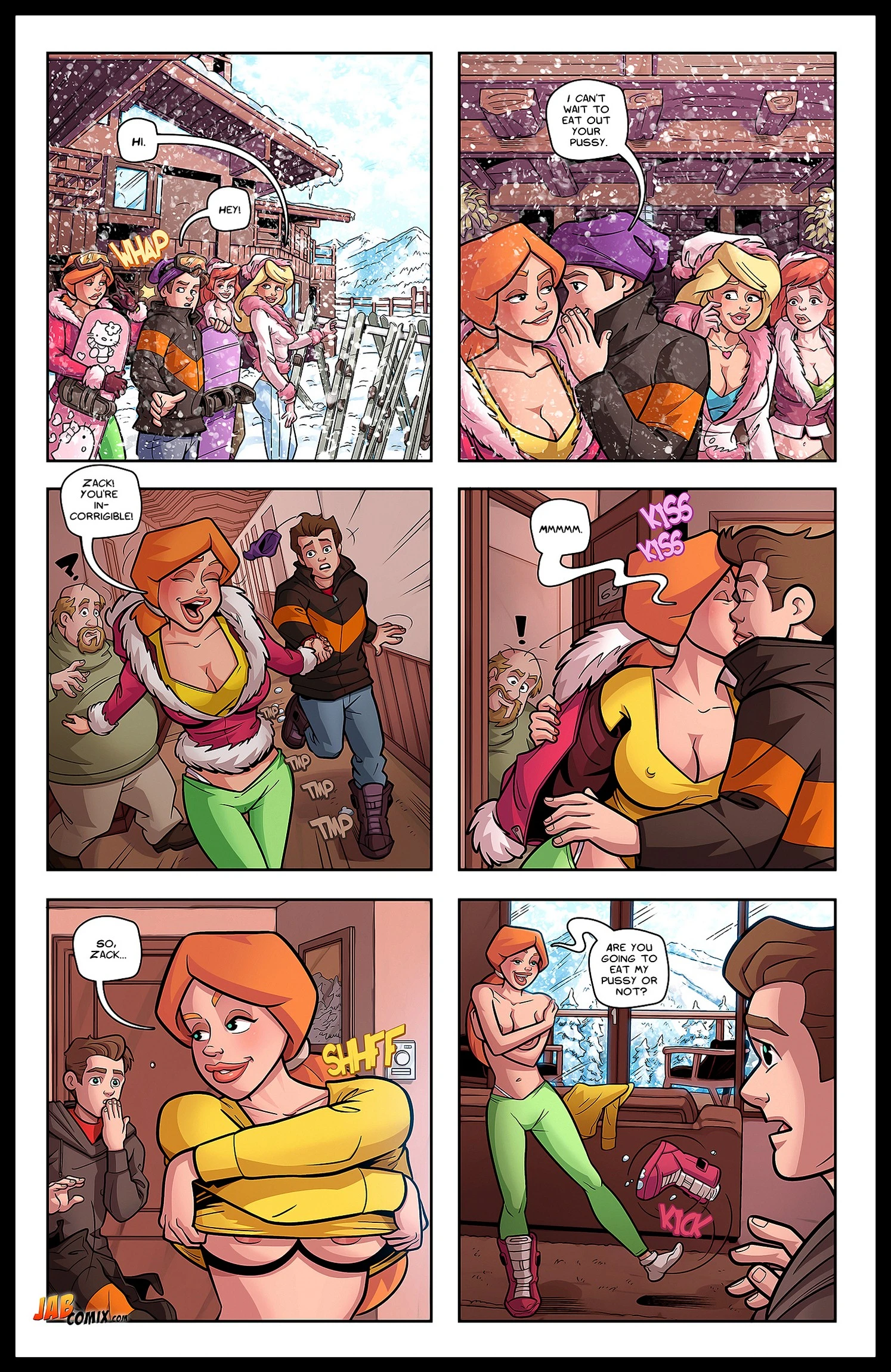 Snowed In porn comic picture 18