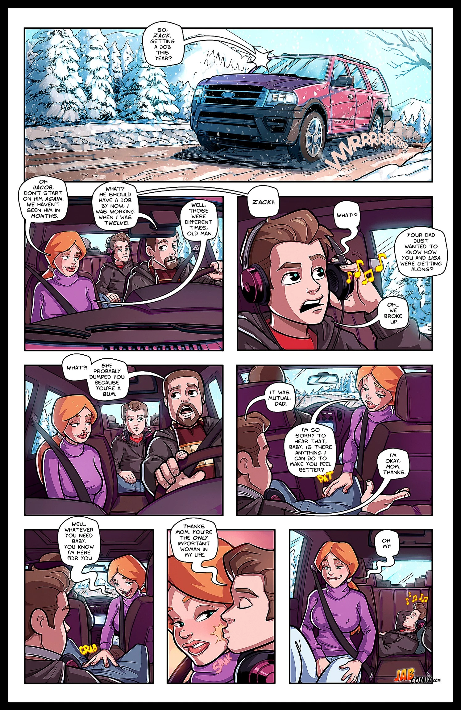 Snowed In porn comic picture 2