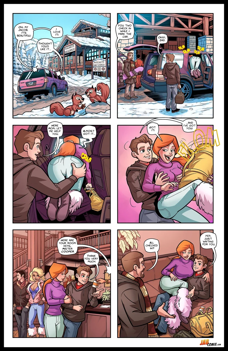 Snowed In porn comic picture 3