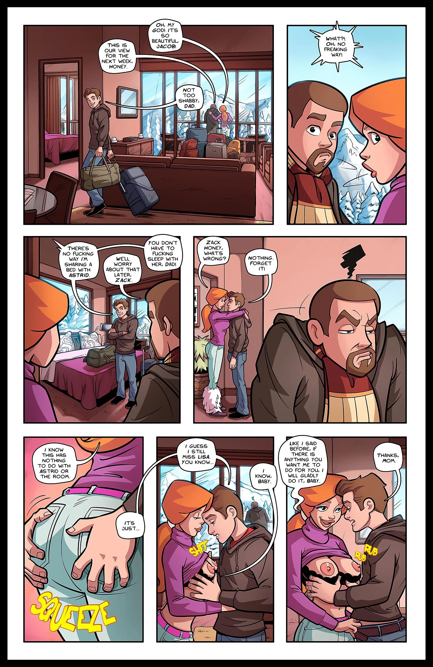 Snowed In porn comic picture 4