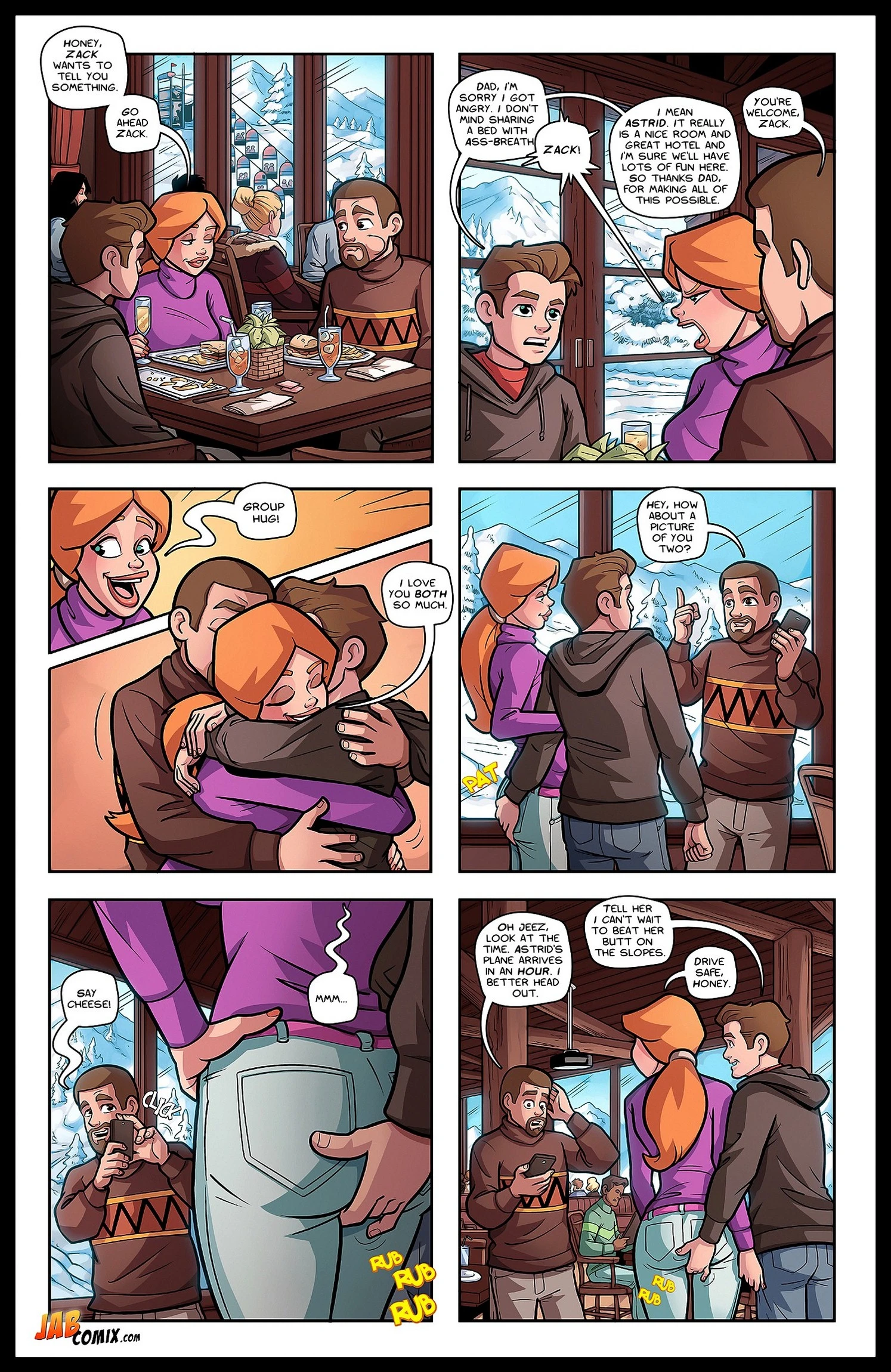 Snowed In porn comic picture 5