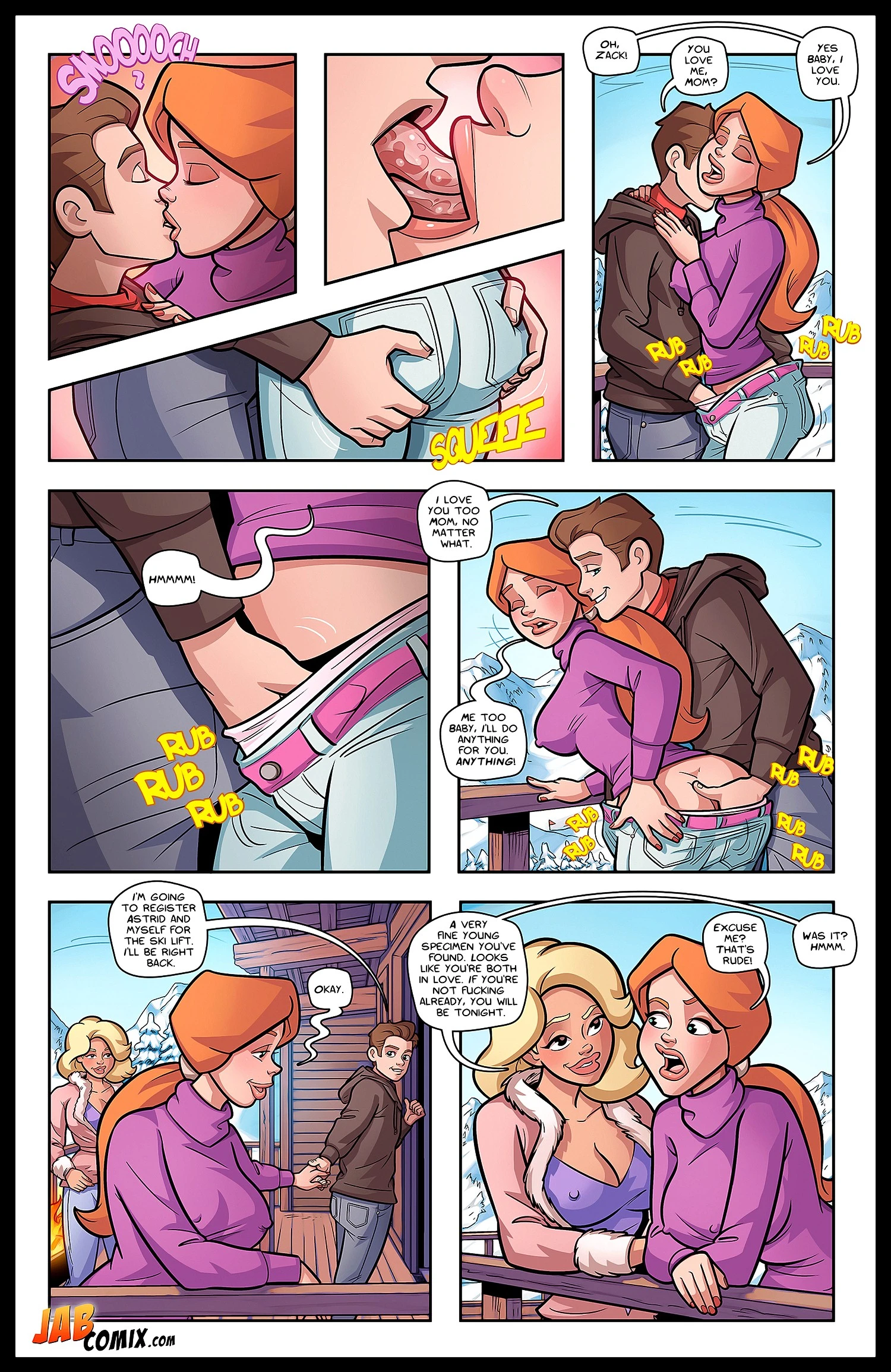 Snowed In porn comic picture 7