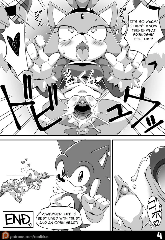 Sonic & Blaze porn comic picture 4