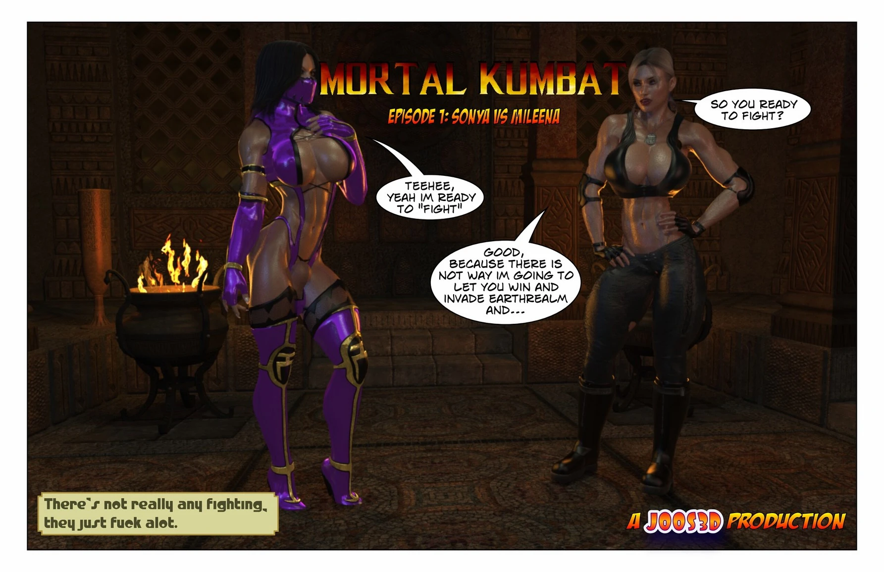 Sonya Vs Mileena porn comic picture 1