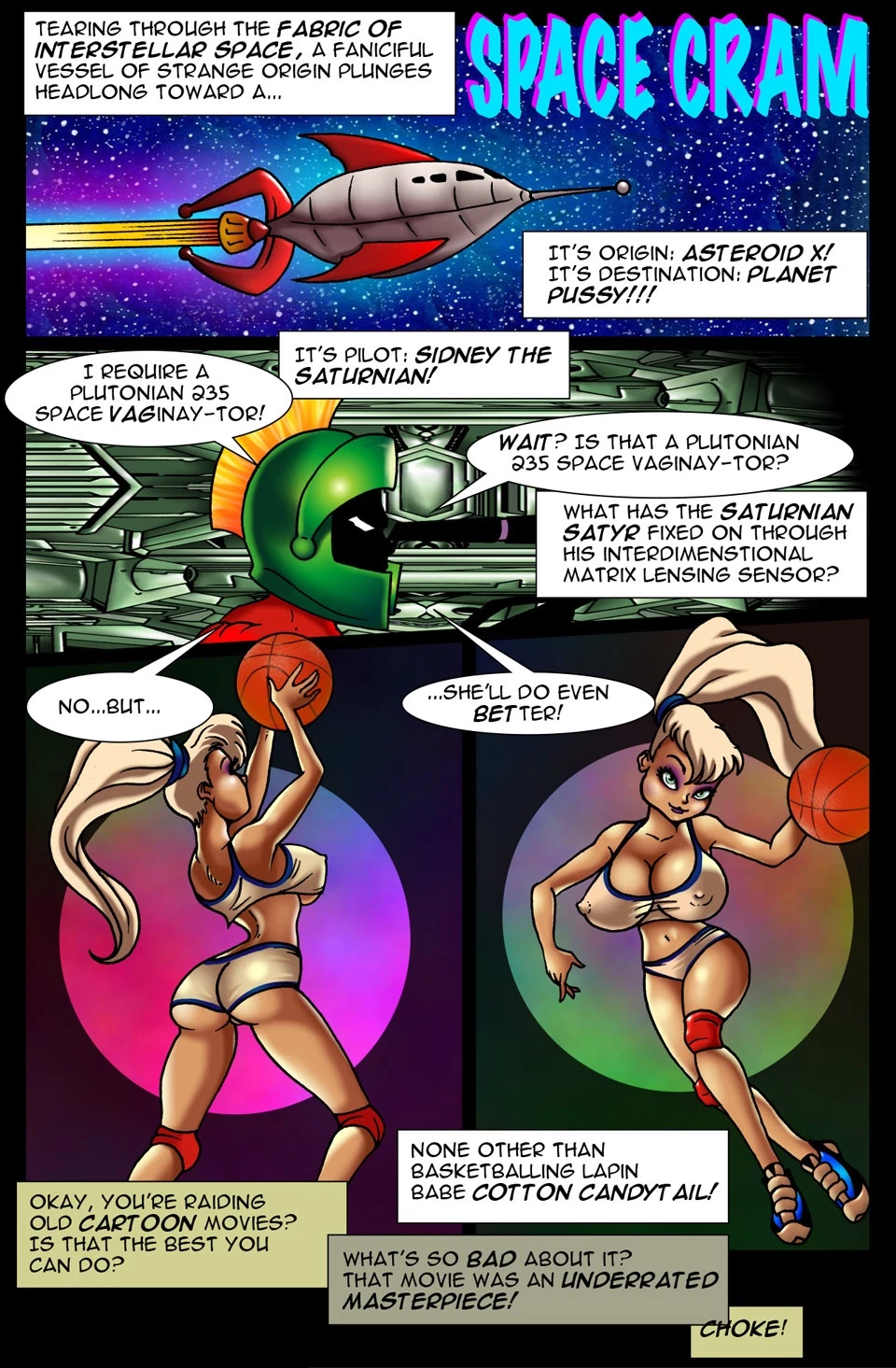 Space Cram porn comic picture 1