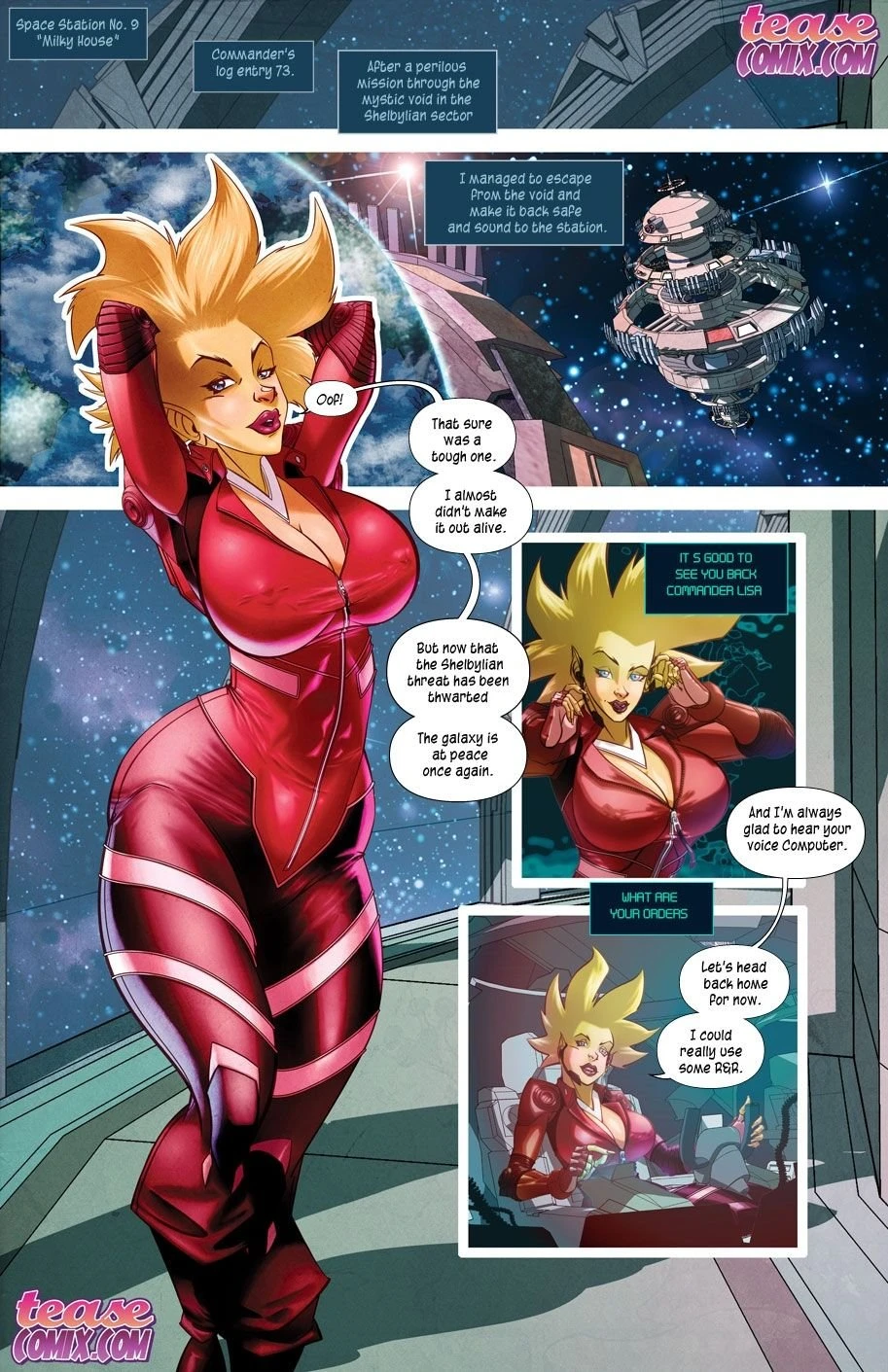 Space Slut 2 porn comic picture 2