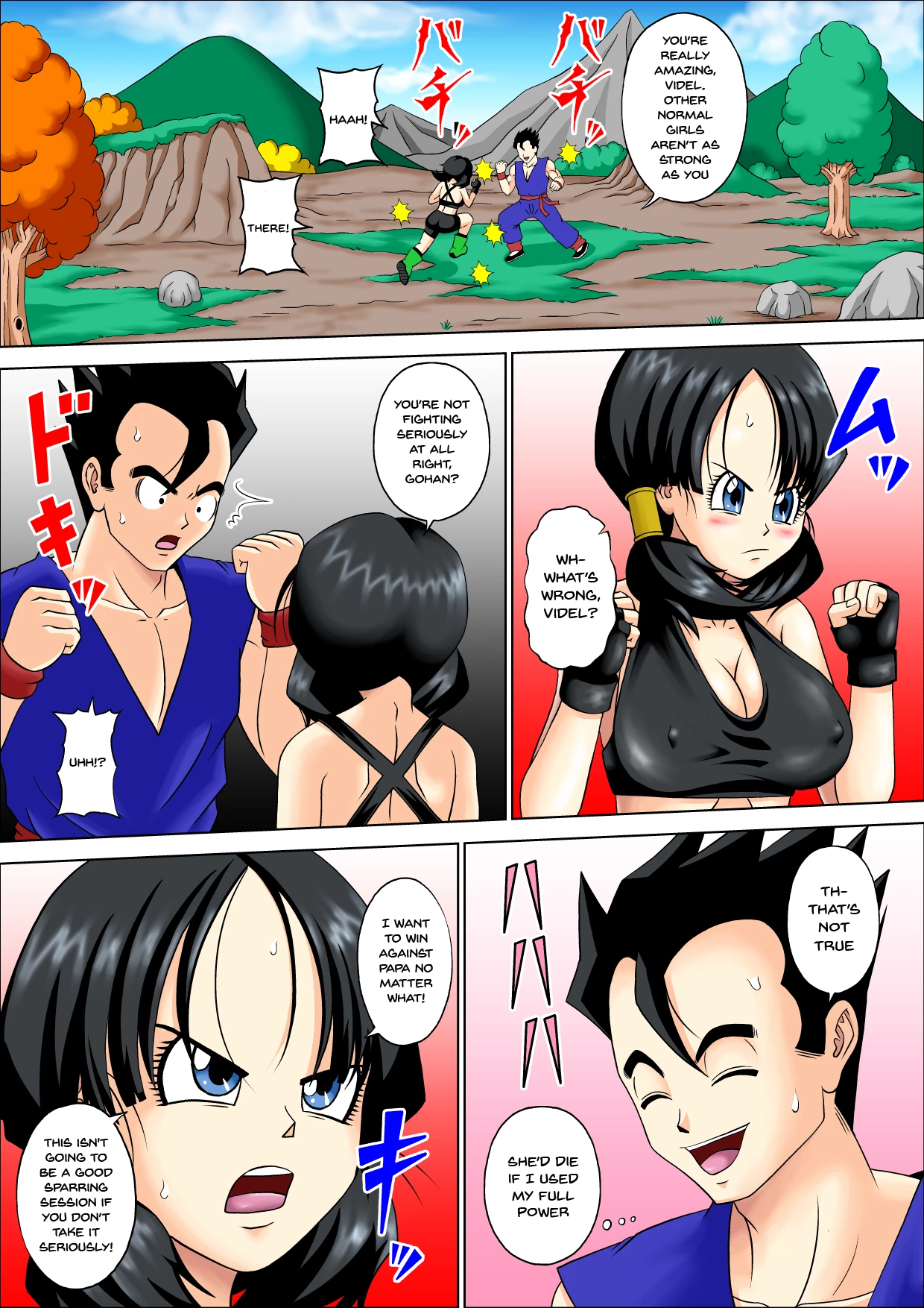 SPARRING FUCK porn comic picture 12