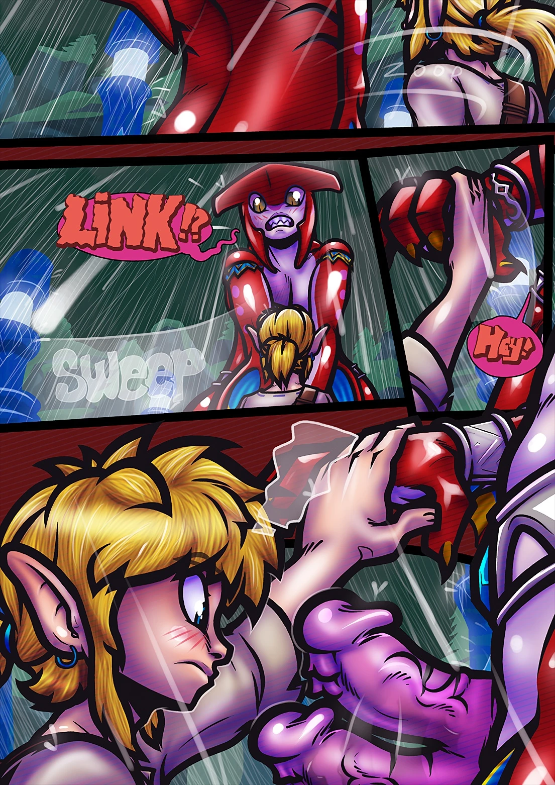 Spicy Meat & Sea Food Fry porn comic picture 10