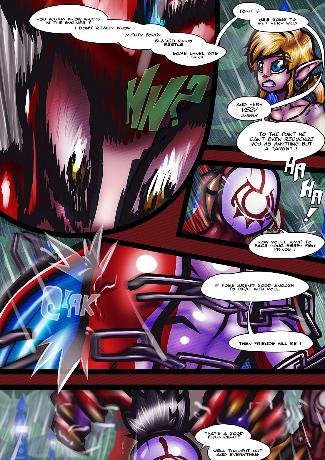 Spicy Meat & Sea Food Fry porn comic picture 3