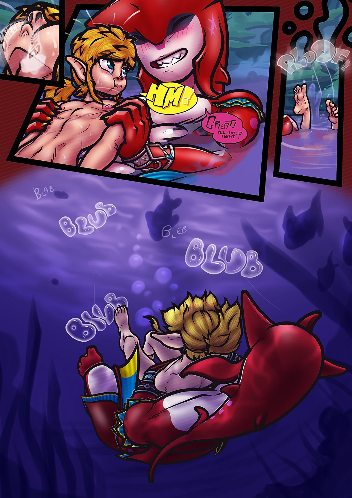 Spicy Meat & Sea Food Fry porn comic picture 35