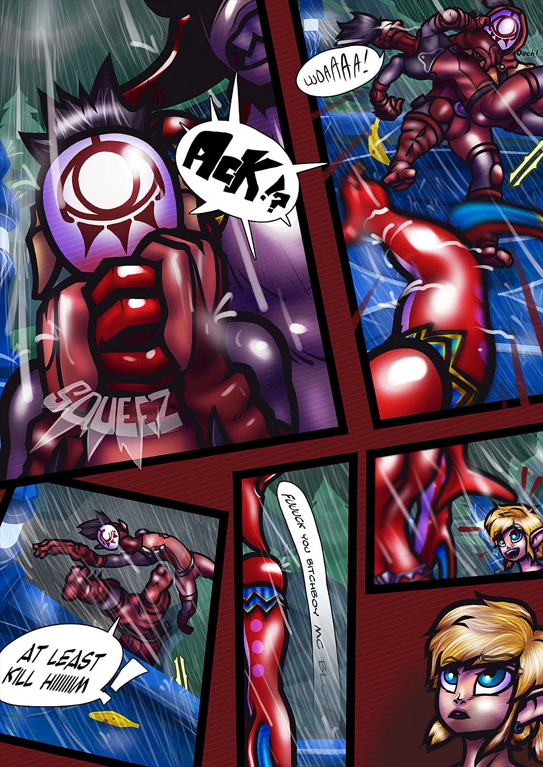 Spicy Meat & Sea Food Fry porn comic picture 4