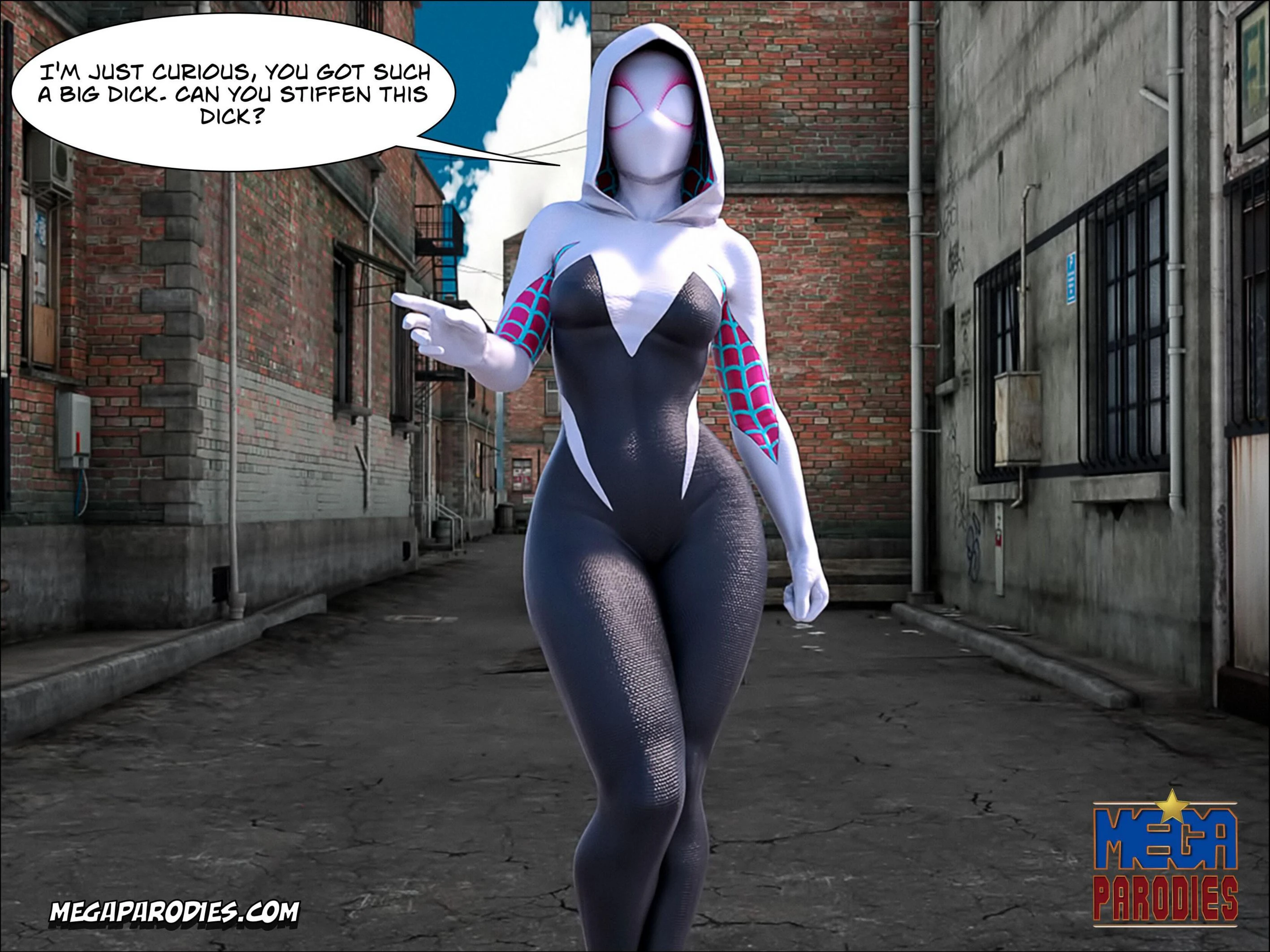 Spider Gwen x Rhino part 2 porn comic picture 2