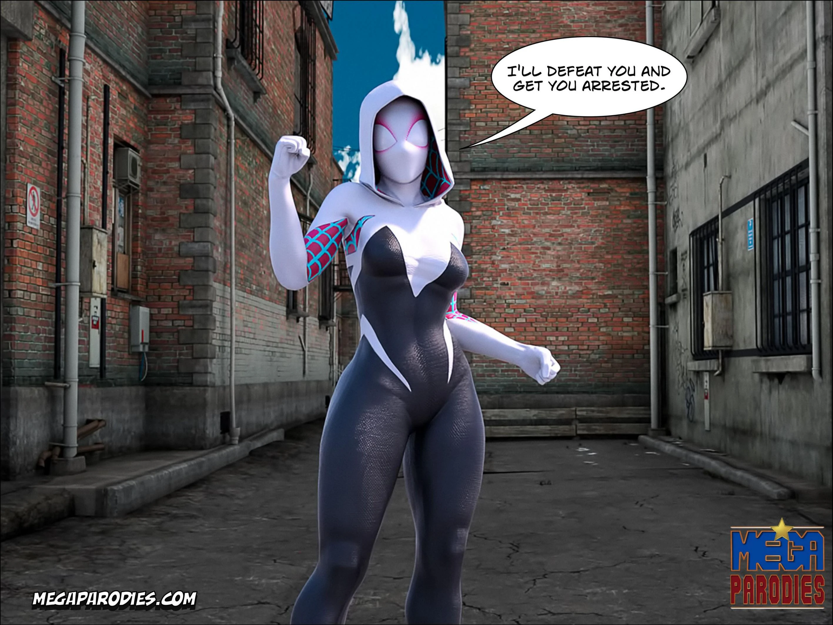 Spider Gwen x Rhino part 2 porn comic picture 7