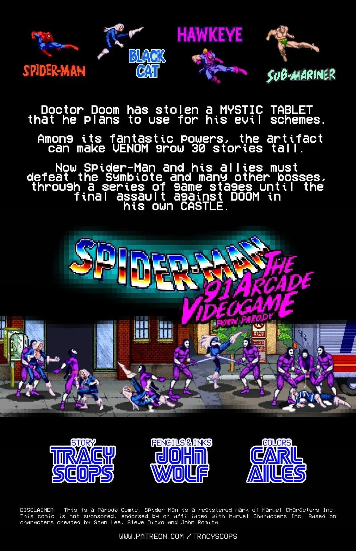 Spider-Man the '91 Arcade Video Game porn comic picture 2