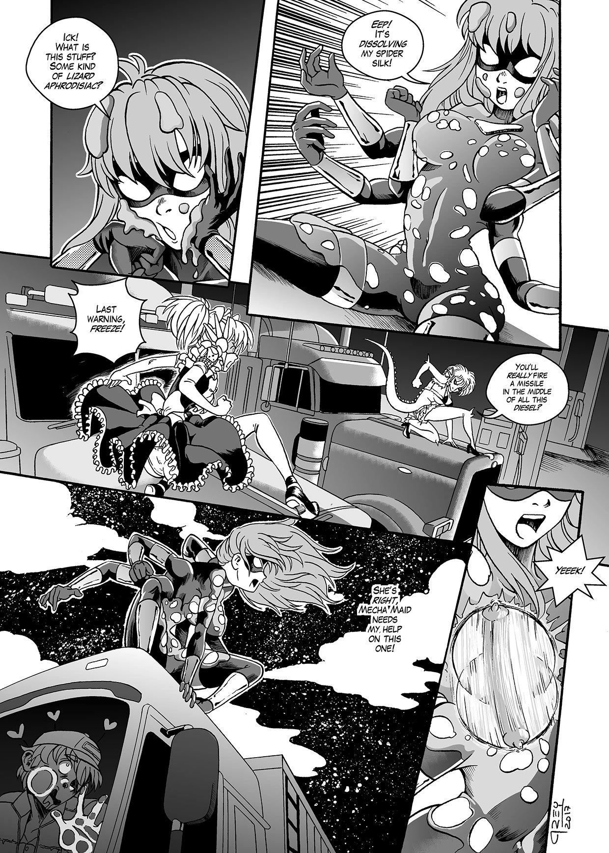 Spinnerette NSFW #2 porn comic picture 4