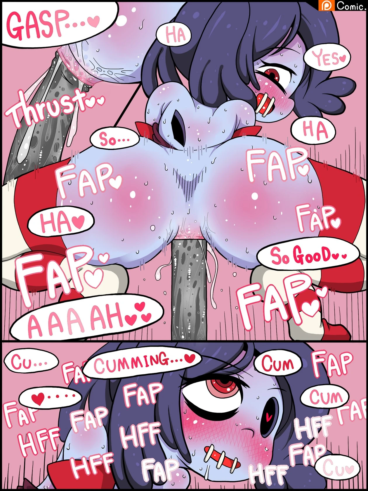 SSM - Skullgirls Squigly Masturbation porn comic picture 6