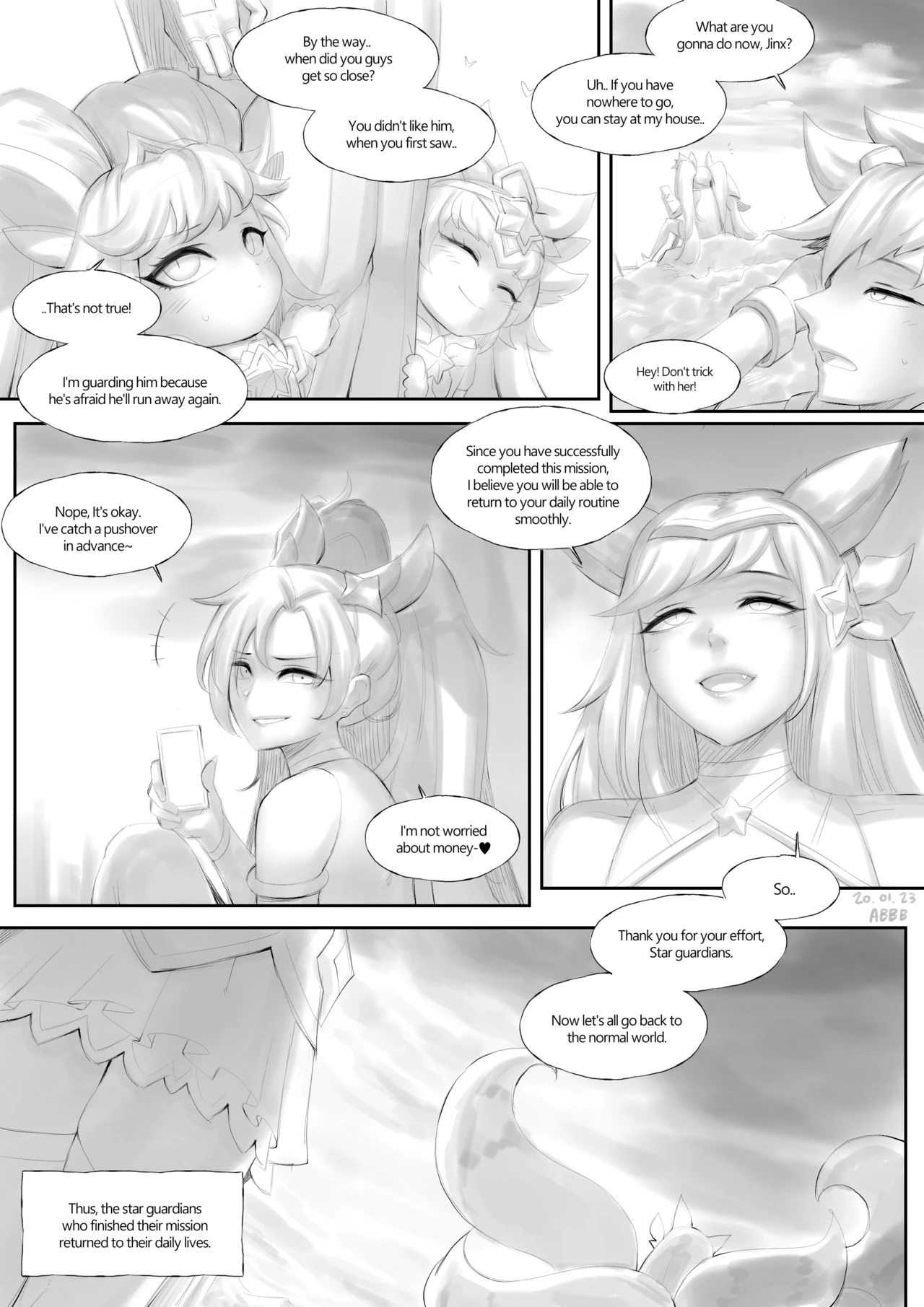 Star Guardian porn comic picture 2