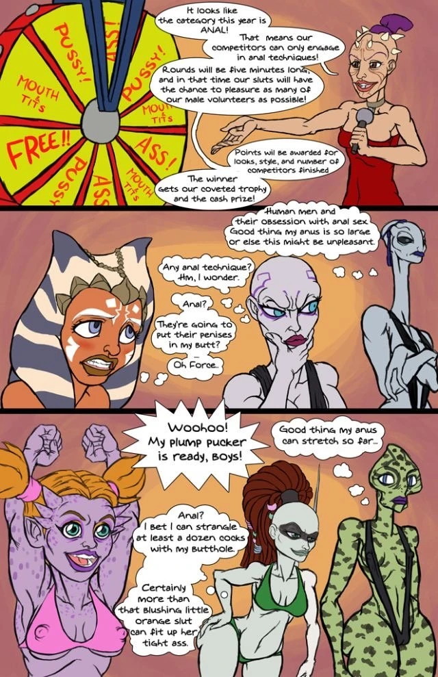 Star Wars Super Slut Competition porn comic picture 2