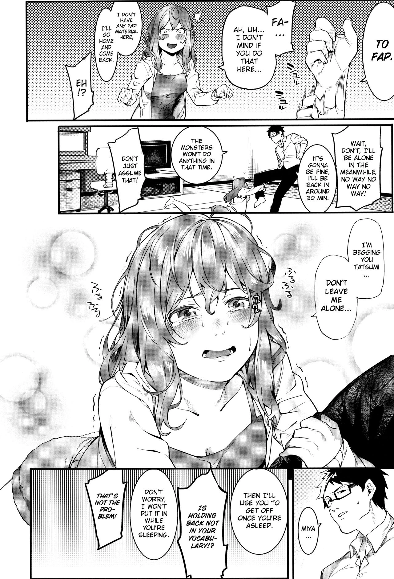 Stay by My Side Just for Tonight | Akaruku Tanoshiku Kimochiyoku porn comic picture 12