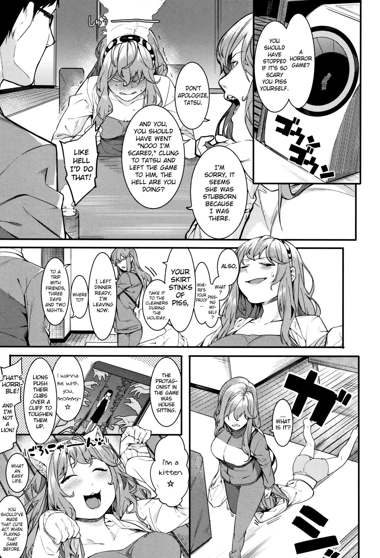 Stay by My Side Just for Tonight | Akaruku Tanoshiku Kimochiyoku porn comic picture 5