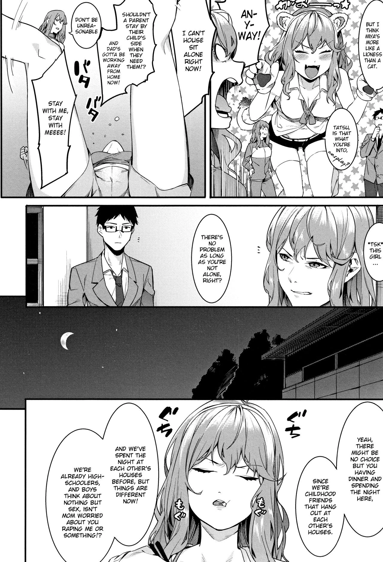 Stay by My Side Just for Tonight | Akaruku Tanoshiku Kimochiyoku porn comic picture 6