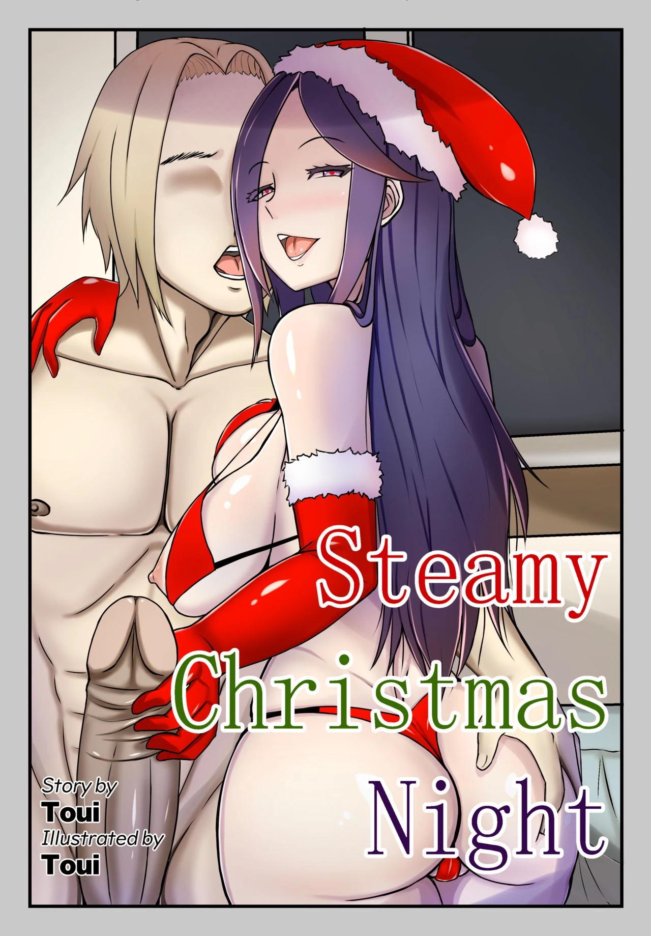 Steamy Christmas Night porn comic picture 1