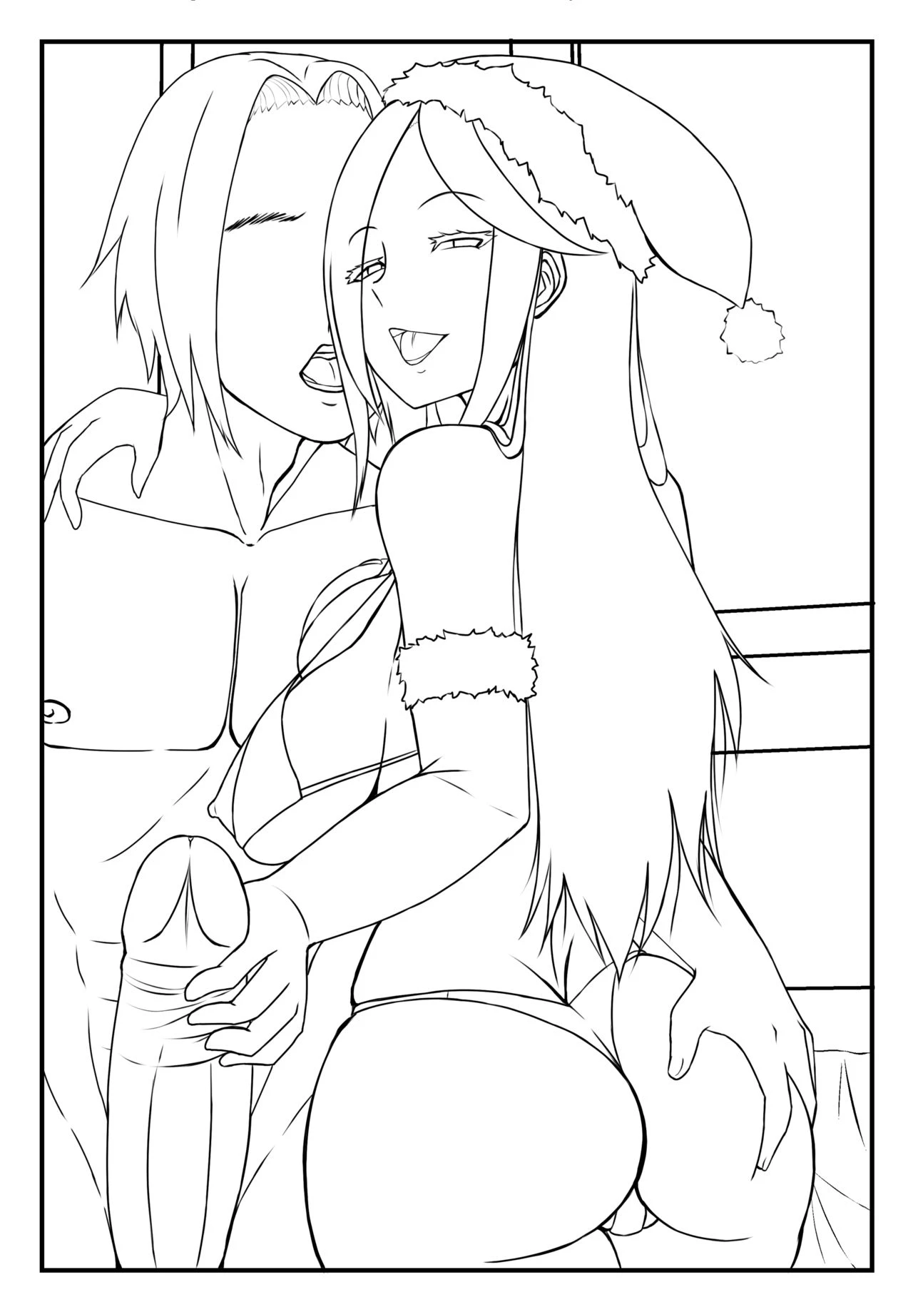 Steamy Christmas Night porn comic picture 8