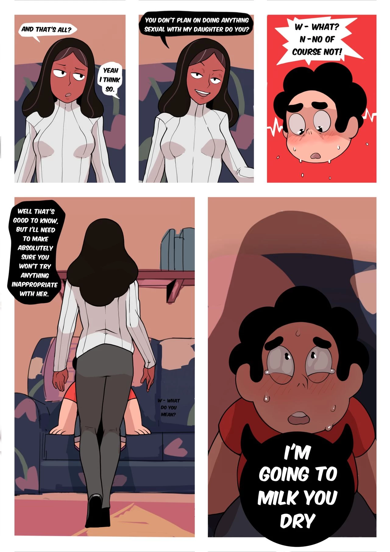 Steven's Predicament porn comic picture 2