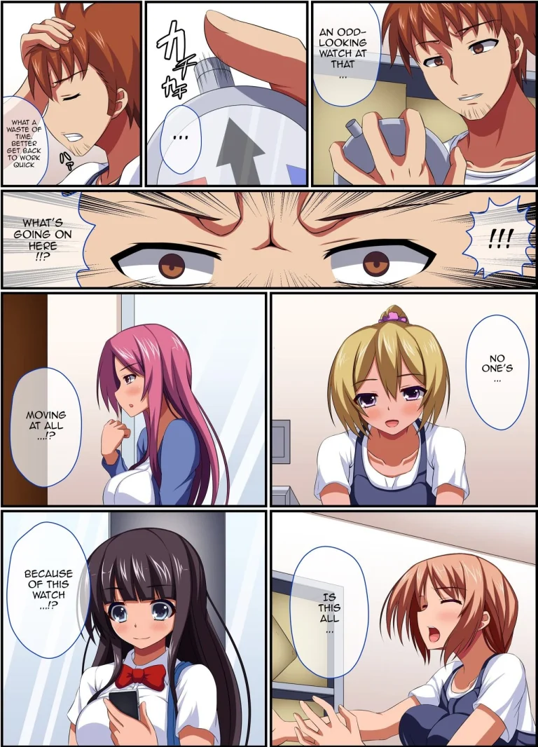 Stopping Time to Violate Women While Horny With Sweat - Sports Gym Edition porn comic picture 3