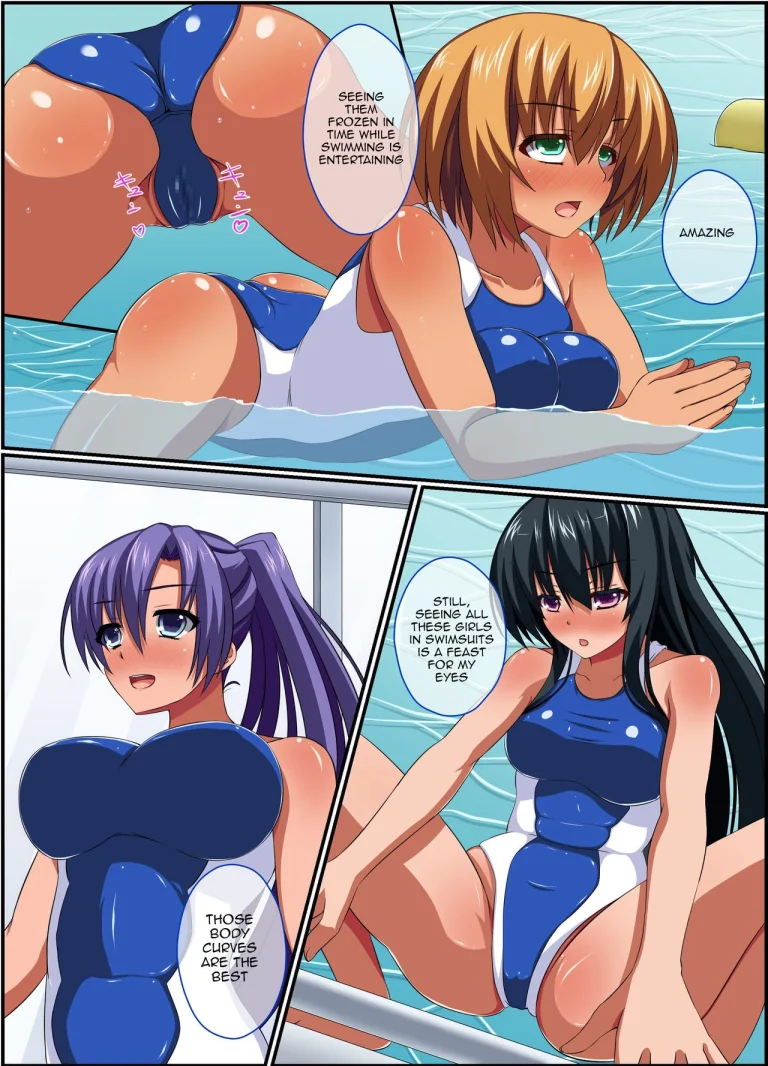 Stopping Time to Violate Women While Horny With Sweat - Sports Gym Edition porn comic picture 8
