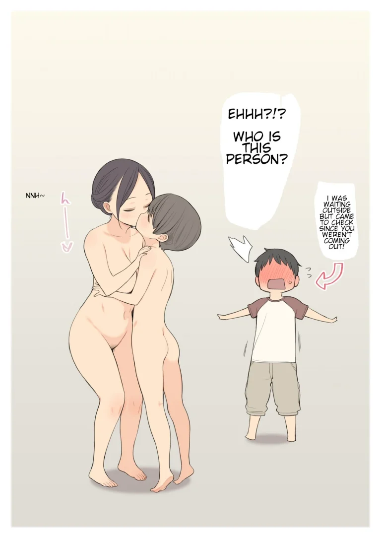 Story of how I came a lot with an older oneesan at the mixed hot spring bath porn comic picture 30