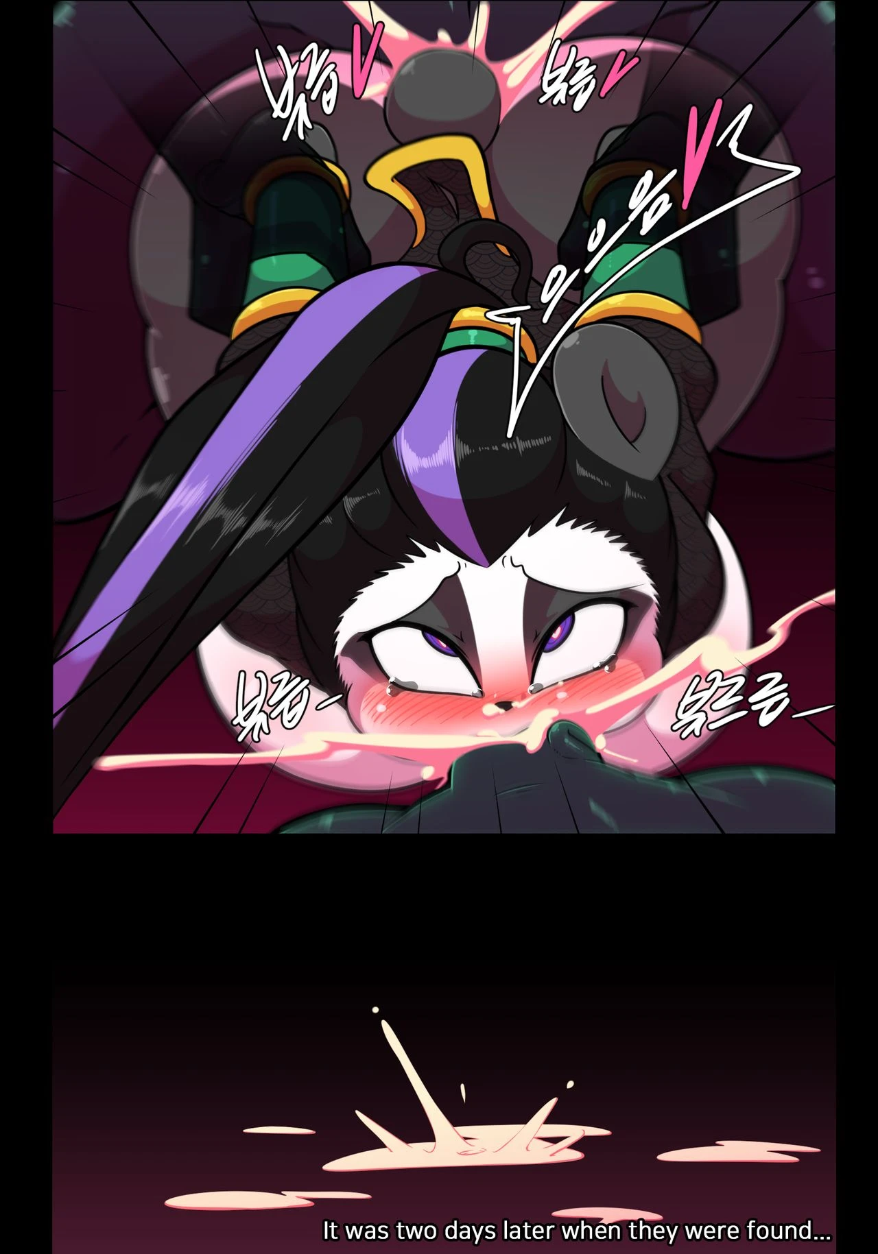 Story of the town panda and the country panda porn comic picture 35