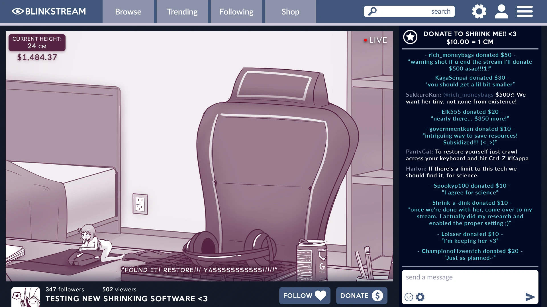 Streamer porn comic picture 14