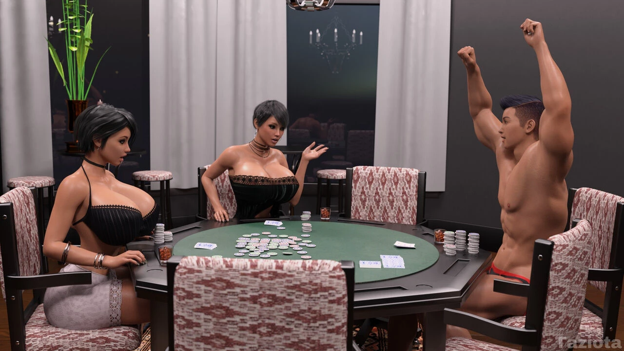 Strip Poker porn comic picture 5