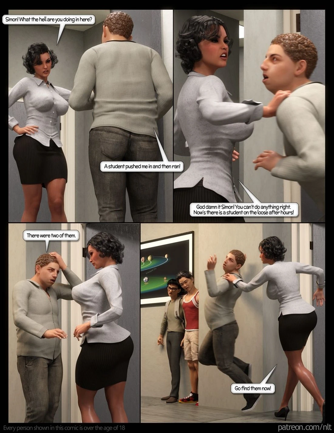 Stuck With Simon porn comic picture 10