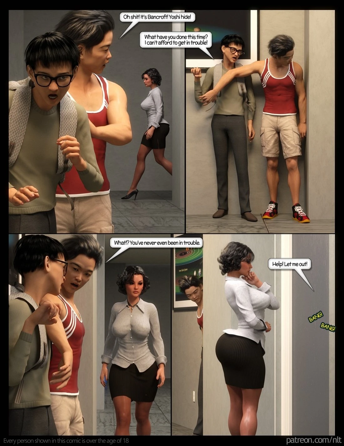 Stuck With Simon porn comic picture 9