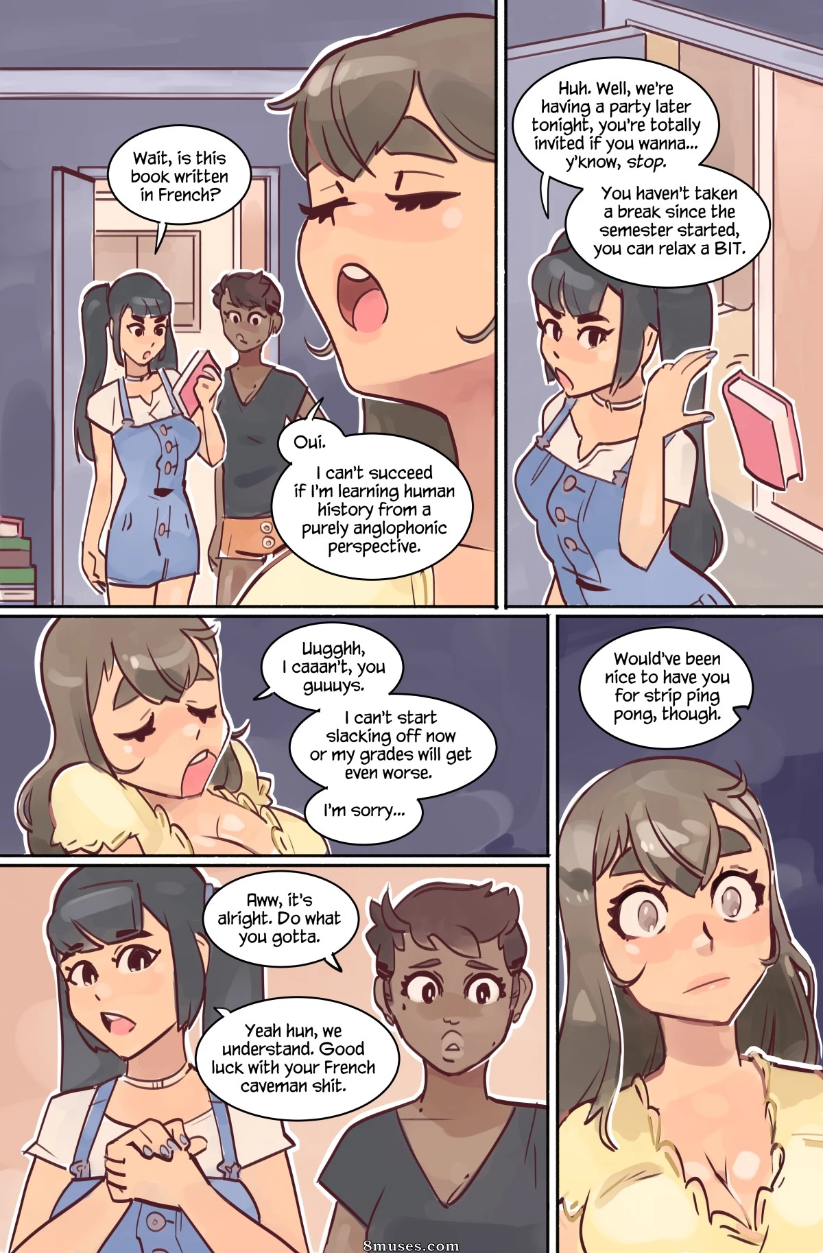 Study Break Part 1 & 2 porn comic picture 3