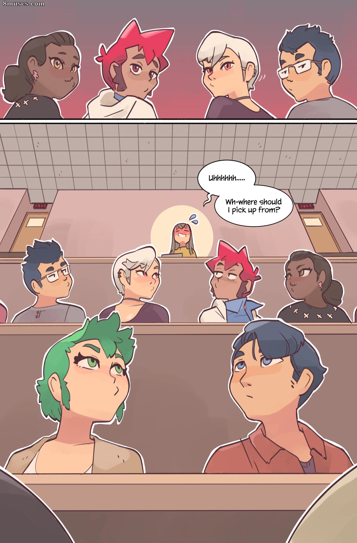 Study Break Part 1 & 2 porn comic picture 32