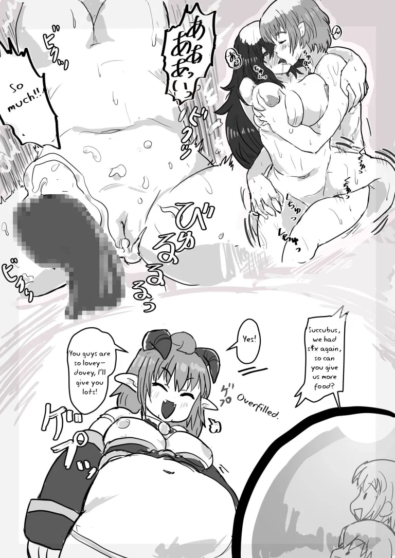 Succubus no Wana ni Kakatte Nyotaika Renzoku Nakadashi Gohan porn comic picture 27