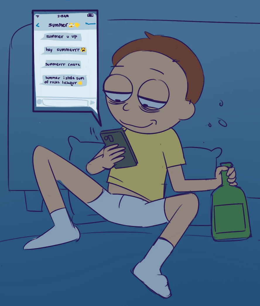 Summer and Morty porn comic picture 1