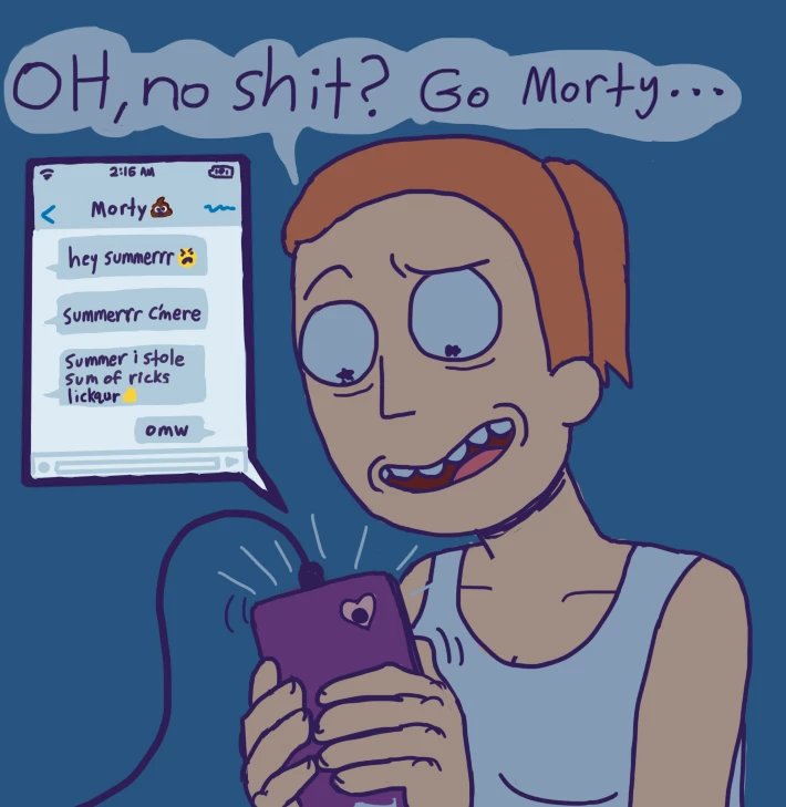 Summer and Morty porn comic picture 3