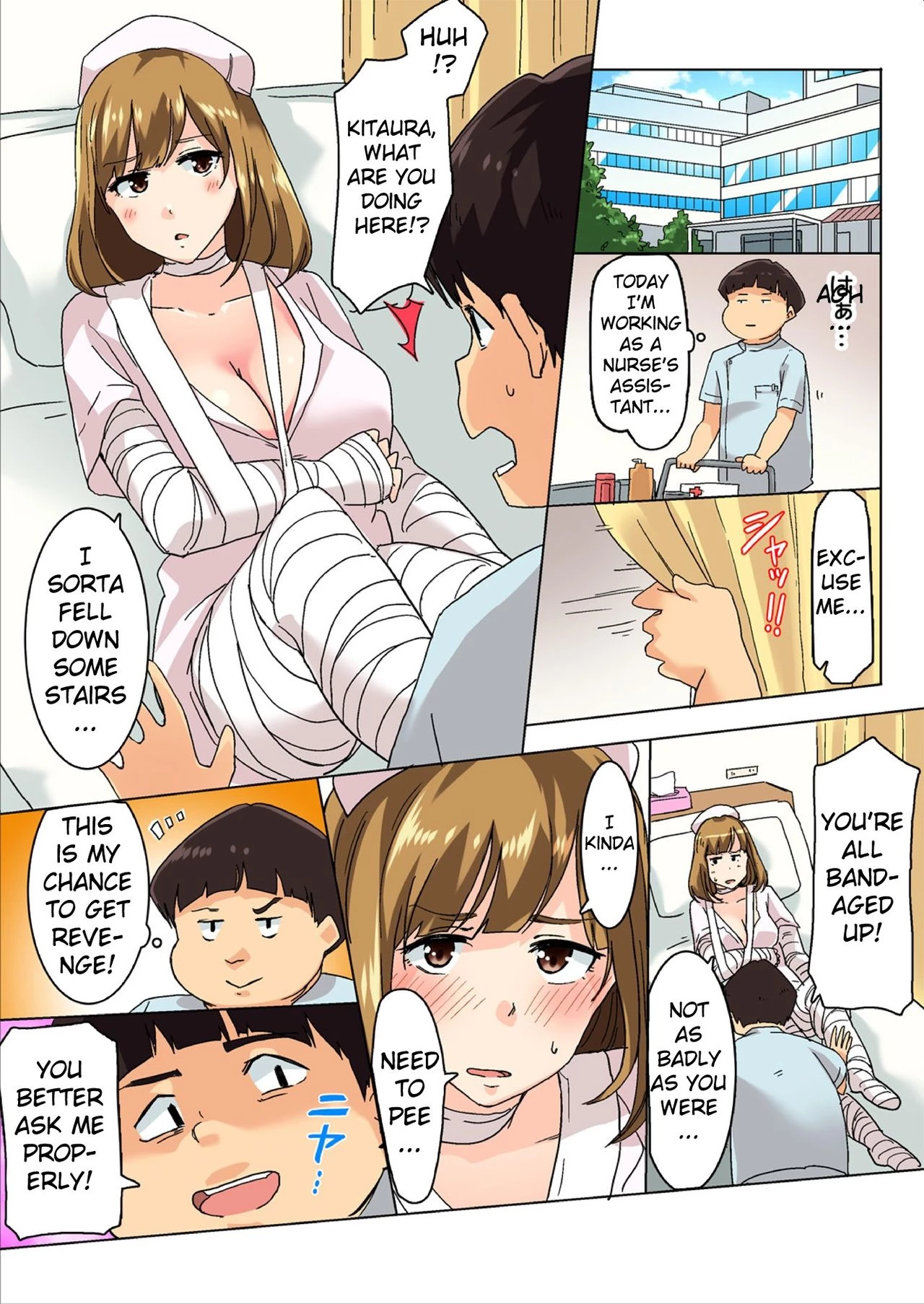 Sundome Nurse no Monzetsu Chiryou! Kore wa Sex de wa Naku, Ochuusha desu porn comic picture 37