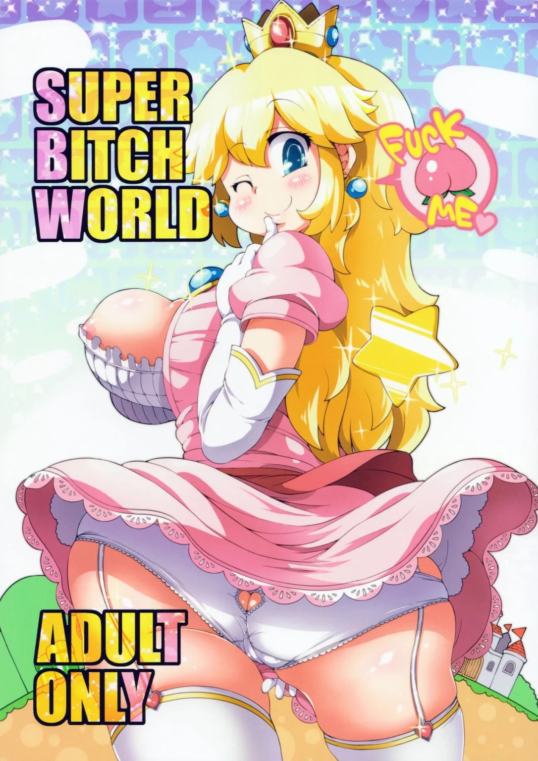 Super Bitch World – Super Mario Brothers porn comic picture 1