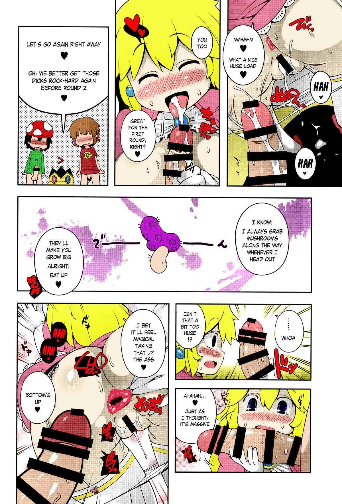 Super Bitch World – Super Mario Brothers porn comic picture 13