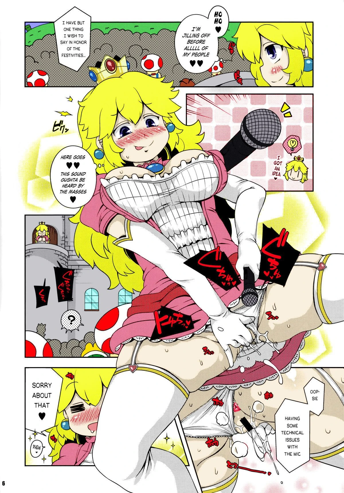 Super Bitch World – Super Mario Brothers porn comic picture 5